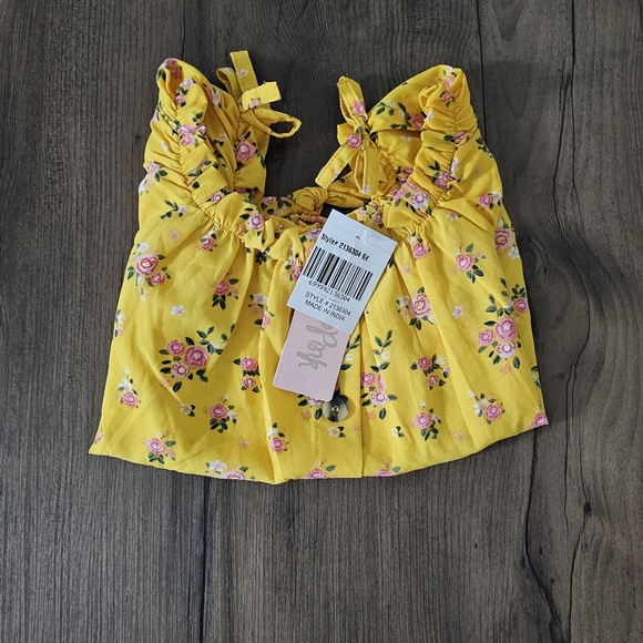 Girls Love Pink Floral Top - Picture 4 of 4